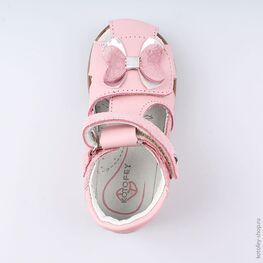 122150-21 Босоножки для девочки розовый фото №4