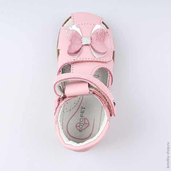 122150-21 Босоножки для девочки розовый фото №4