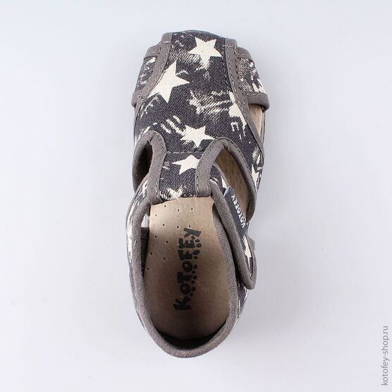 221073-71 Текстильная обувь для малышей для мальчики серый фото №4
