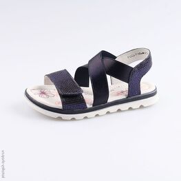 524055-23 Босоножки для девочки светло-синий