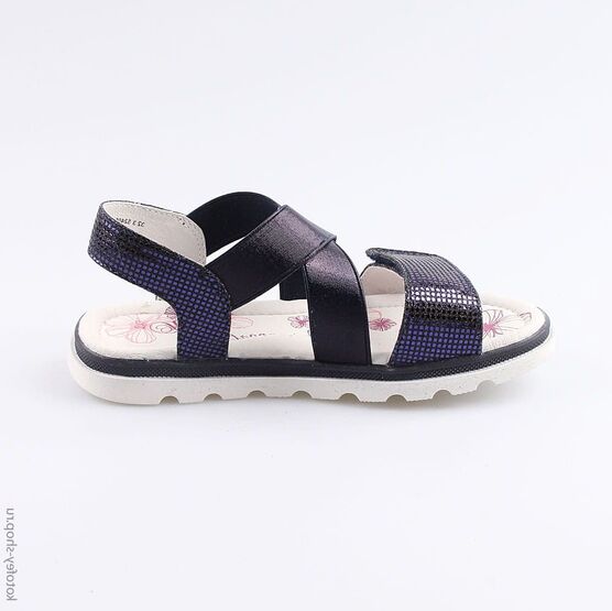 524055-23 Босоножки для девочки светло-синий фото №2