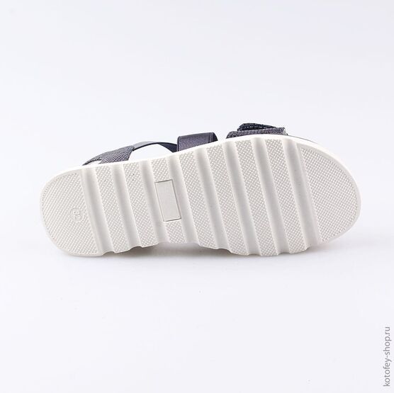 524055-23 Босоножки для девочки светло-синий фото №3