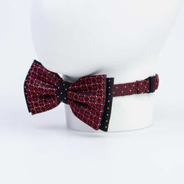 03715023-40 Галстук-бабочка детский Бордовый для мальчики бордовый