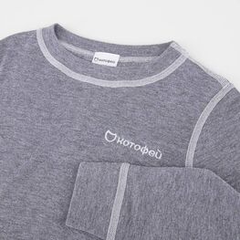 07002006-40 Термоджемпер для детей КОТОФЕЙ Комфорт темно-серый для универсальные темно-серый фото №4