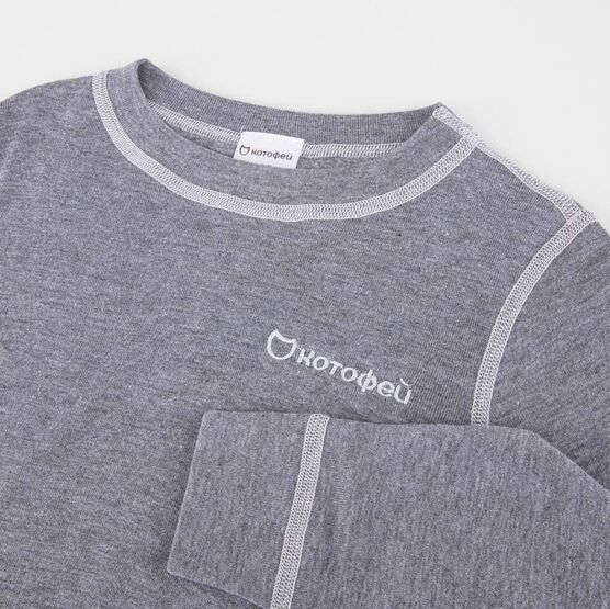 07002006-40 Термоджемпер для детей КОТОФЕЙ Комфорт темно-серый для универсальные темно-серый фото №4