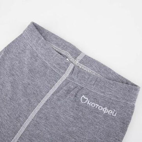 07033009-40 Термоштаны детские КОТОФЕЙ Комфорт темно-серый для мальчики т.серый фото №3