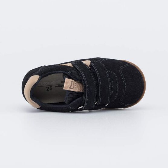 142007-14 Демисезонные кроссовки для мальчика Черный велюр для мальчики черный,бежевый фото №4