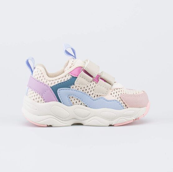 144307-11 Светящиеся кроссовки с LED для девочки для девочки розовый,голубой фото №2