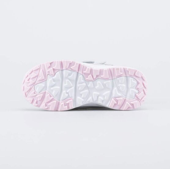 254823-41 Мембранные ботинки для девочки для девочки сер-срб фото №3