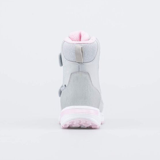 254823-41 Мембранные ботинки для девочки для девочки сер-срб фото №5