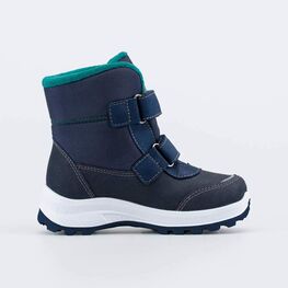 254825-41 Зимние мембранные ботинки для мальчики син-зел фото №2