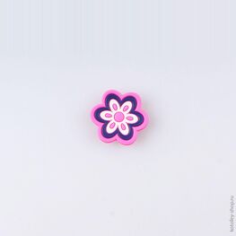 03014005-40 Украшение для обуви Цветок фуксия для девочки разноцветный