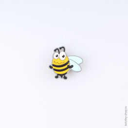 03014001-40 Украшение для обуви Пчелка для универсальные желтый