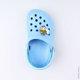 03014001-40 Украшение для обуви Пчелка для универсальные желтый фото №2