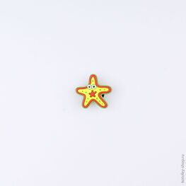 03014002-40 Украшение для обуви Звезда для универсальные желтый
