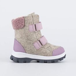 157011-41 Валенки на липучках Единорожка для девочки бежевый фото №2