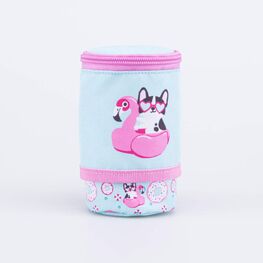 06805024-40 Пенал-стаканчик школьный для девочки голубой фото №2