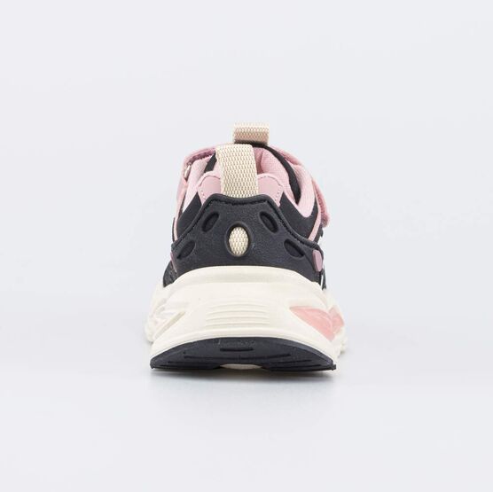 344571-12 Детские кроссовки с LED и Softshell для девочки черный,розовый фото №5