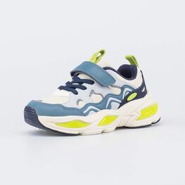 344571-14 Детские кроссовки с LED и Softshell для мальчики серый,голубой