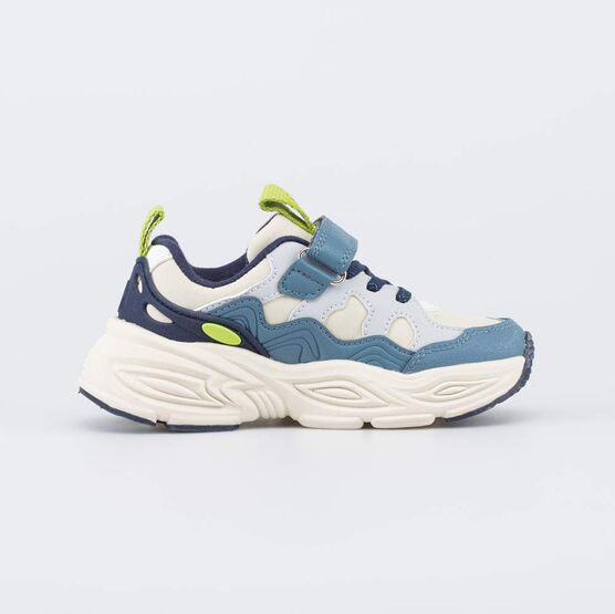 344571-14 Детские кроссовки с LED и Softshell для мальчики серый,голубой фото №2