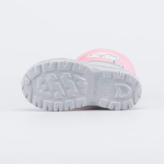 264038-41 Сноубутсы с защитой от снега Три кота для девочки серый + розовый фото №3