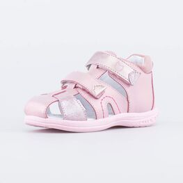 322057-27 Сандалии на липучках для девочки розовый
