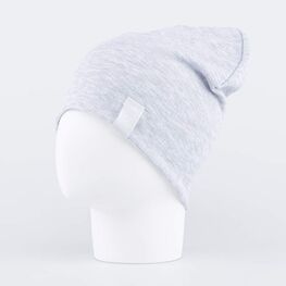 07711657-40 Шапка хлопковая на весну и осень Серый для универсальные светло-серый