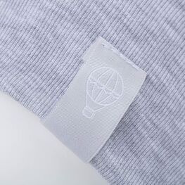 07711657-40 Шапка хлопковая на весну и осень Серый для универсальные светло-серый фото №3