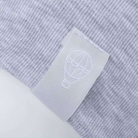 07711657-40 Шапка хлопковая на весну и осень Серый для универсальные светло-серый фото №3