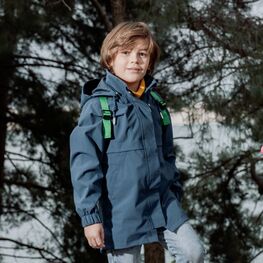 07757015-40 Ветровка для мальчика на весну и осень для мальчики синий фото №2