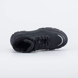 752227-52 Зимние ботинки для подростка для мальчики черный фото №4