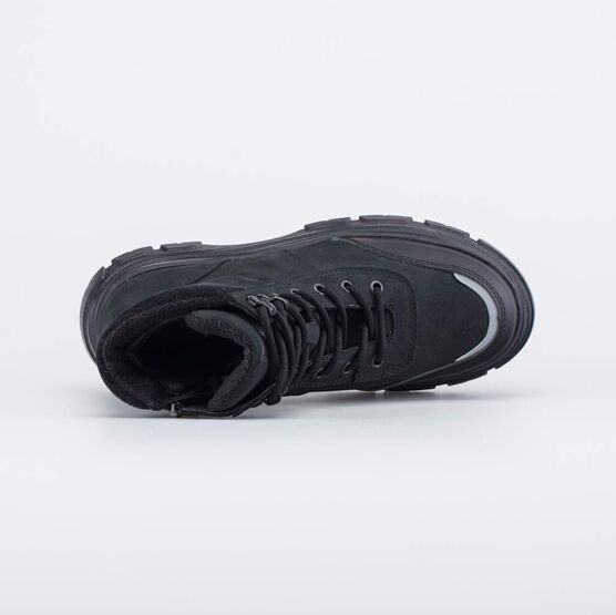 752227-52 Зимние ботинки для подростка для мальчики черный фото №4