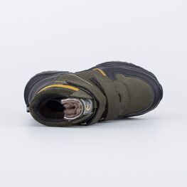 752181-55 Зимние ботинки на липучках для мальчика-подростка для мальчики оливковый фото №4