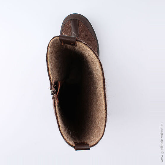 967041-03 Валенки для мальчики коричневый фото №4