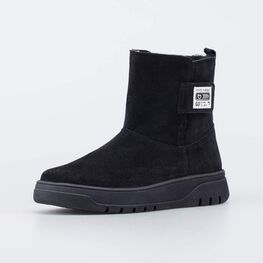 762243-43 Зимние сапожки-угги подростковые для девочки черный