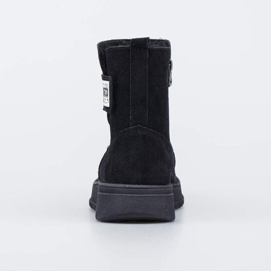 762243-43 Зимние сапожки-угги подростковые для девочки черный фото №5