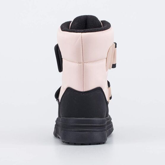 754997-42 Мембранные полусапожки для девочки бежевый + черный фото №5