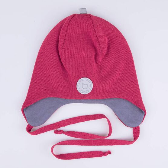 07811915-40 Шапка детская малиновый для девочки малиновый фото №2