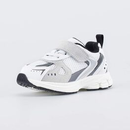 144298-11 Серые кроссовки для мальчика для мальчики белый + серый