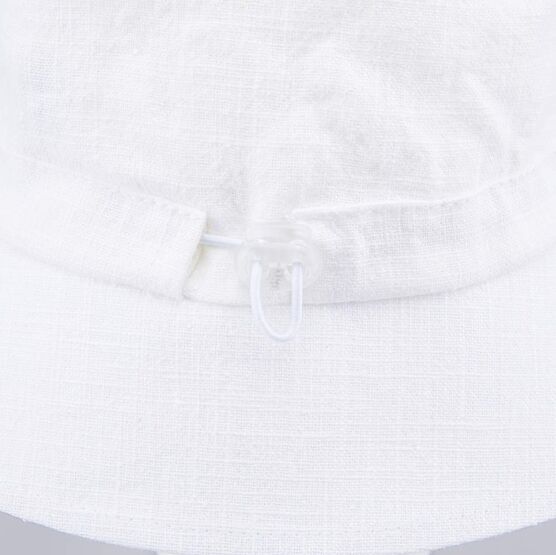 07810006-40 Панама для девочки белый для девочки белый фото №4