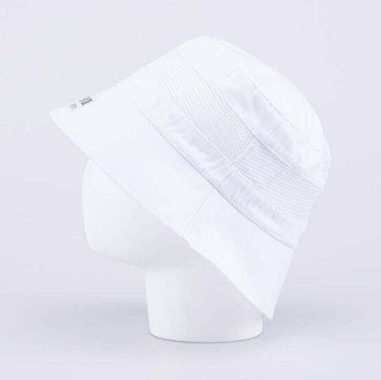 07811973-40 Панама хлопковая с сеткой для девочки белый для девочки белый фото №2