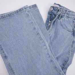 07873021-40 Джинсы для девочки голубой для девочки голубой фото №3