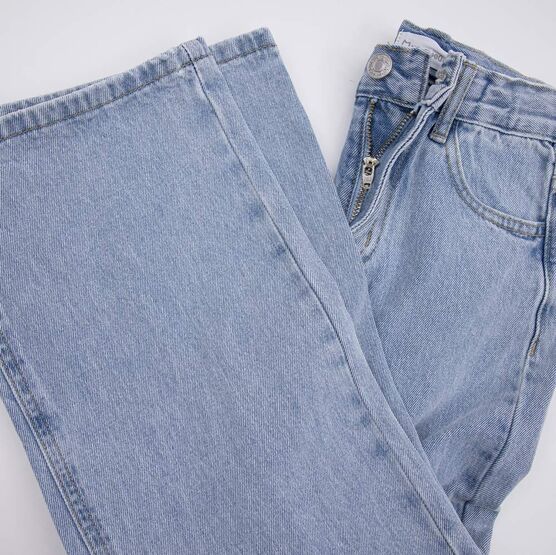 07873021-40 Джинсы для девочки голубой для девочки голубой фото №3