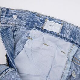 07873021-40 Джинсы для девочки голубой для девочки голубой фото №4