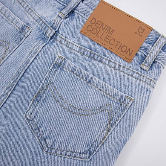 07873021-40 Джинсы для девочки голубой для девочки голубой фото №5