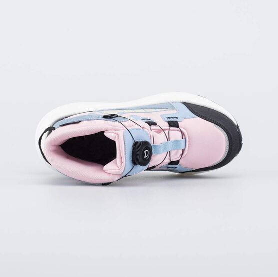 454075-84 Утепленные ботинки с SoftShell и Тинсулейт для девочки розовый + голубой фото №4