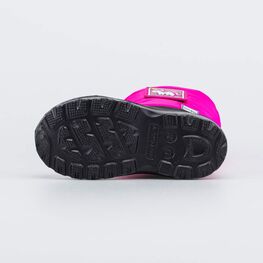 464103-41 Сноубутсы со сменными нашивками Единорог для девочки фуксия фото №3