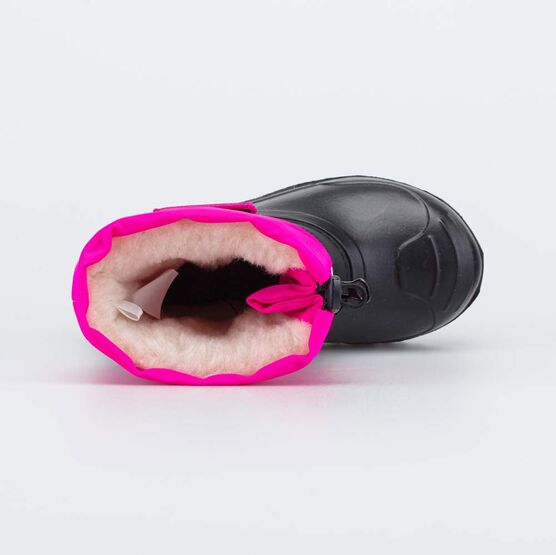 464103-41 Сноубутсы со сменными нашивками Единорог для девочки фуксия фото №4