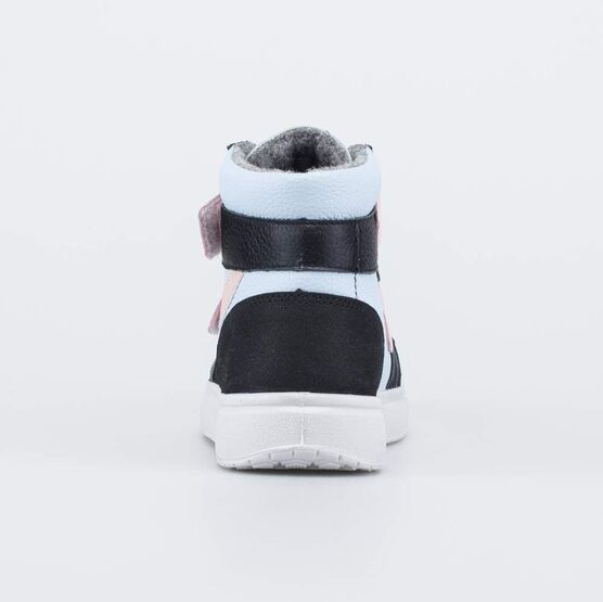 552342-31 Утепленные ботинки для девочки для девочки голубой + розовый фото №5