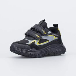 344461-71 Кроссовки для дошкольника для мальчики черный